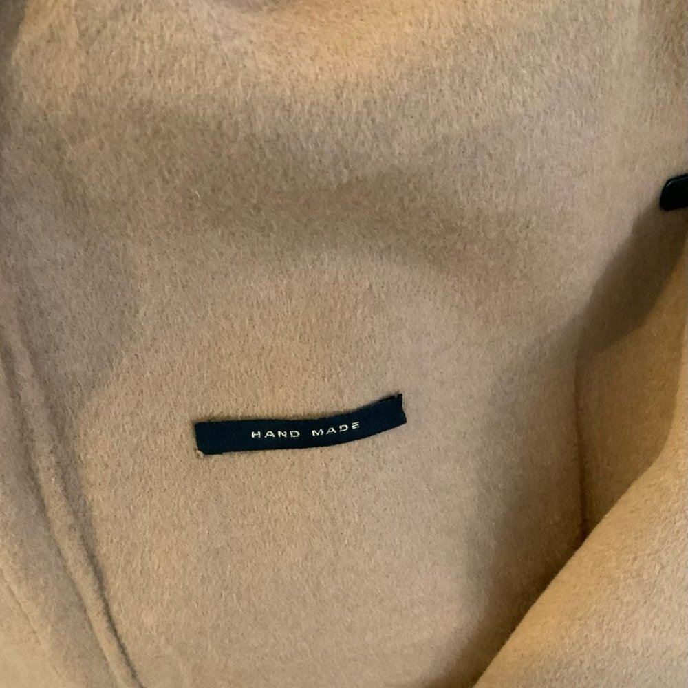 ZARA Oversized Double-Breasted Coat Sz S in Camel - Picture 7 of 8